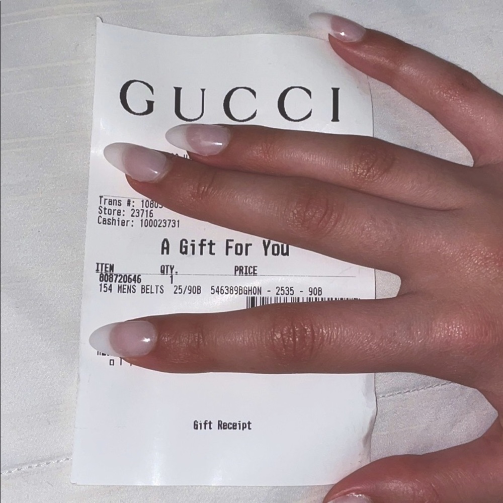 MENS GUCCI BELT (BROWN LEATHER) BRAND NEW - Picture 6 of 6